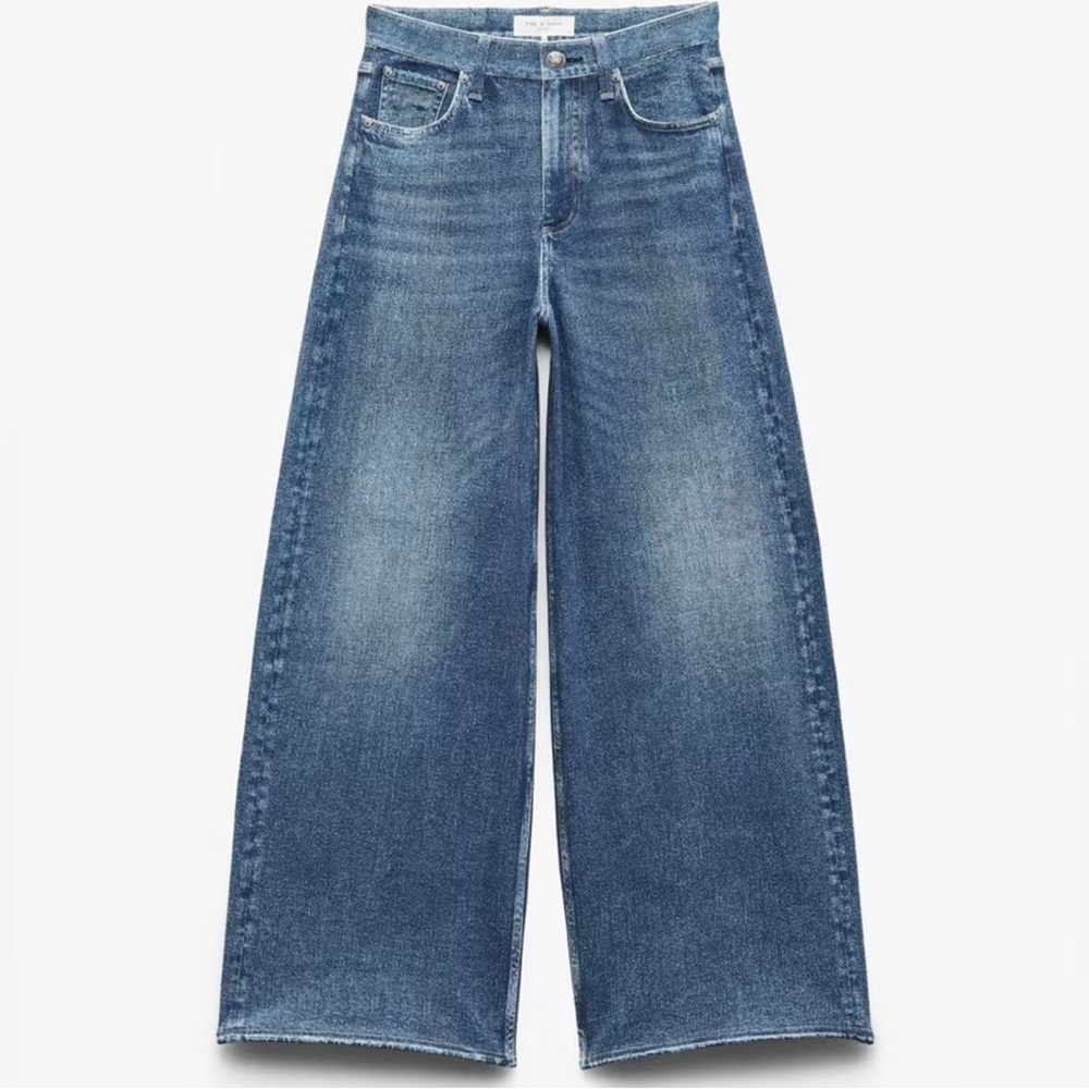 Wide Leg Miramar Rag and Bone Sweatpant Jeans